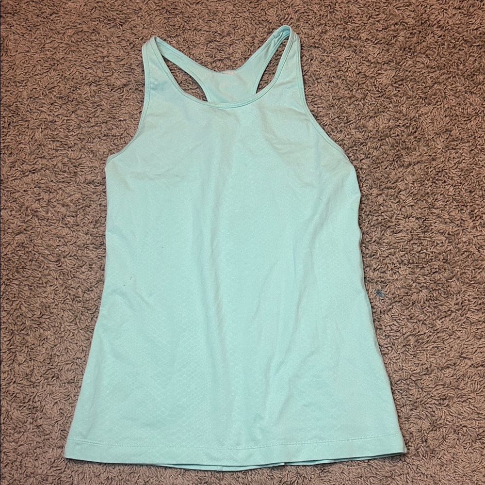 Under Armour Women's Light Blue Tank Top Teal for Workout